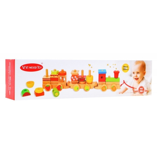 Drewniany Pociąg dla dzieci  HP-1130